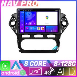 Navigatie Ford Mondeo 2010 2014 KIT MONDEO CLIMA EDOTEC-LITE Android Ecran 720P Octa Core 8 128 Carplay