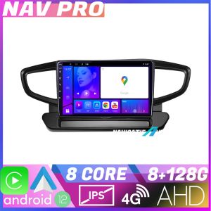 Navigáció Hyundai Ioniq 2016 2020 EDOTEC-LITE Android képernyő 720P Octa Core 8 128 Carplay