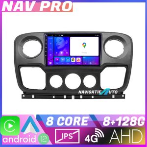 Navigáció Opel Movano Renault Master 2010 2021 EDOTEC-LITE Android Kijelző 720P Octa Core 8 128 Carplay v1