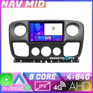 Navigatie Opel Movano  Renault Master 2010 2021 EDOTEC-LITE Android Ecran 720P Octa Core 4 64 Carplay