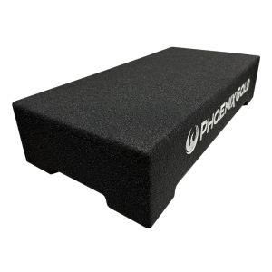 Cutie Phoenix Gold ZX212PBS-1 dublă pasivă de 12" 500 W RMS bobine 2x2 Ohm cutie pasivă pentru radiator cu ardere în jos