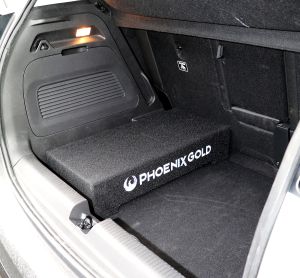 Cutie Phoenix Gold ZX212PBS-1 dublă pasivă de 12" 500 W RMS bobine 2x2 Ohm cutie pasivă pentru radiator cu ardere în jos