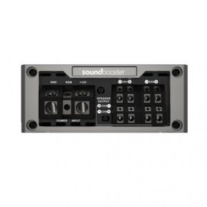 12 V-os D-BES80.4 tápellátású autórádió-erősítő, 4 csatorna, 120 W RMS, D osztály