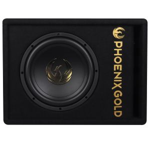 Subwoofer activ Phoenix Gold, difuzor 12", 250W RMS, 1000W MAX, kit de cabluri incluse