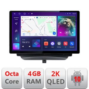 Navigatie Ford Turneo Courier Transit Courier 2014-2021 Qled 2K Octa Core 4+32 LTE 4G DSP Wifi 5Ghz android auto carplay radio gps internet kit-turneo+EDT-E413-2K