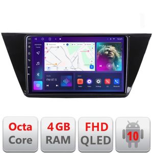 Navigatie Volkswagen Touran 2016- B-3144 Android Ecran QLED octa core 4+64 carplay android auto KIT-3144+EDT-E310V3