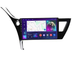 Navigatie Toyota Corolla 2017 Edotec Android QLED octa core 4+64 4G DSP FHD carplay android auto radio gps internet 