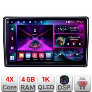 Navigatie Audi A4 B6 Quad Core A-050 4+64 InCell Display 1K Android Waze USBNavigatie Internet Youtube Radio V1