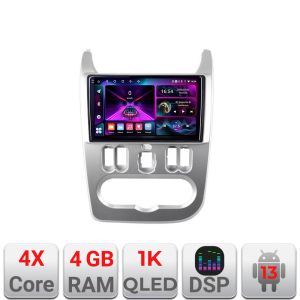 Navigáció Dacia Duster 2010-2012 A-099 4+64 InCell kijelző 1K Android Waze USB internet navigáció Youtube rádió