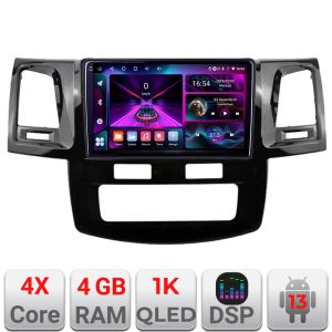 Navigatie Toyota Hilux 2008-2014 A-143  4+64 InCell Display 1K Android Waze USB Navigatie Internet Youtube Radio