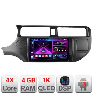 Navigáció Kia Rio 2011-2013 A-204 4+64 InCell kijelző 1K Android Waze USB internet navigáció Youtube rádió