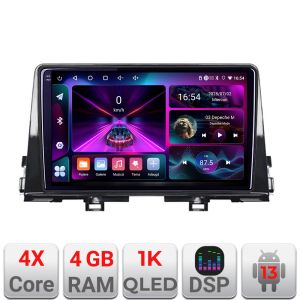 Navigáció Kia Picanto 2016- A-2217 4+64 InCell kijelző 1K Android Waze USB internet navigáció Youtube rádió