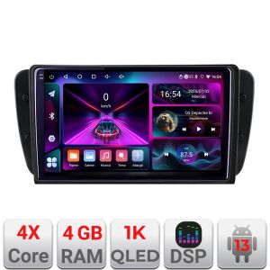 Navigáció Seat Ibiza 2008-2014 A-246 4+64 InCell kijelző 1K Android Waze USB internet navigáció Youtube rádió