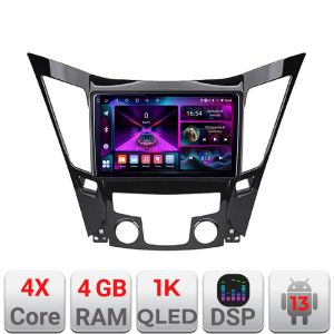 Navigáció Hyundai Sonata 2011-2015 A-259 4+64 InCell kijelző 1K Android Waze USB internet navigáció Youtube rádió