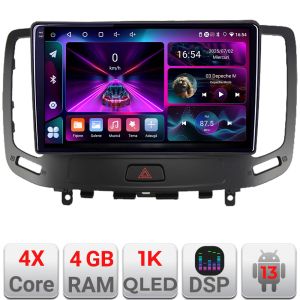 Navigáció Infiniti G35 G37 2006-2013 Android rádió gps internet 4+64 InCell kijelző 1K KIT-G25+EDT-E209-RK