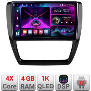 Navigatie VW Jetta 2011-2018 A-JETTA-15  4+64 InCell Display 1K Android Waze USB Navigatie Internet Youtube Radio