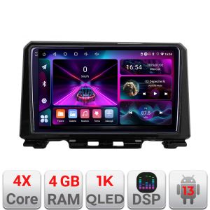 Navigáció Suzuki Jimny 2018- A-JIMNY 4+64 InCell kijelző 1K Android Waze USB internet navigáció Youtube rádió