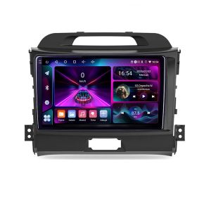 Navigáció Kia Sportage 2010- A-325 4+64 InCell kijelző 1K Android Waze USB internet navigáció Youtube rádió