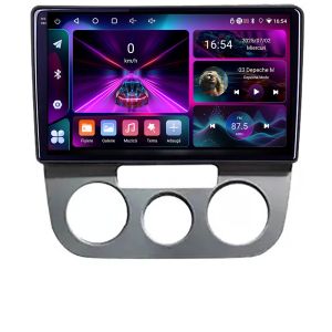 Navigatie VW Golf 5 2004-2010 clima manuala Android radio gps internet 4+64 InCell Display 1K KIT-golf5-manual+EDT-E210-RK