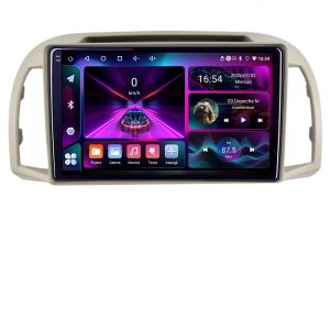 Navigatie Nissan Micra 2002-2010 Android radio gps internet 4+64 InCell Display 1K KIT-micra2003+EDT-E209-RK