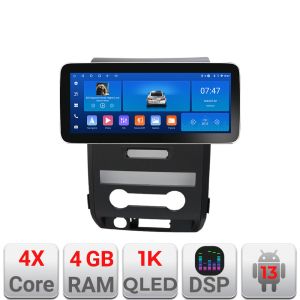 Navigáció Ford F150 2008-2014 Edotec 4+64 12.3 hüvelykes Incell 1K android Wifi 5Ghz gps internet