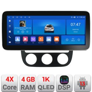 Navigatie VW Golf 5 2004-2010 clima automatica Edotec 4+64 12.3 inch Incell 1K android Wifi 5Ghz gps internet  KIT-golf5-automatic