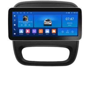 Navigáció Renault Trafic 2014-2017 K-rt09 Edotec 4+64 12.3 hüvelykes Incell 1K android Wifi 5Ghz gps internet Q v1