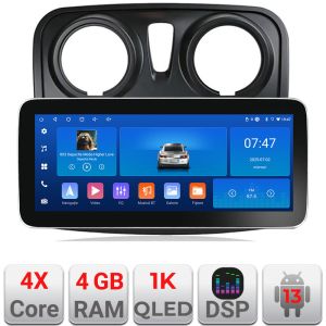 Navigáció Dacia Sandero Logan 2012-2020 K-sandero Edotec 4+64 12.3 hüvelykes Incell 1K android Wifi 5Ghz gps internet