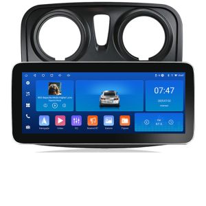 Navigáció Dacia Sandero Logan 2012-2020 K-sandero Edotec 4+64 12.3 hüvelykes Incell 1K android Wifi 5Ghz gps internet