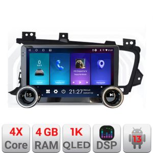 Navigáció Kia Optima 2011-2013 Kit-091 Edotec 4+64 10.5 hüvelykes Incell 1K android Wifi 5Ghz gps internet C