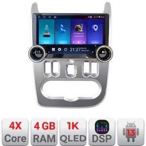 Navigáció Dacia Duster 2010-2012 Kit-099 Edotec 4+64 10.5 hüvelykes Incell 1K android Wifi 5Ghz gps internet