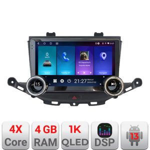 Navigáció Opel Astra K Kit-ASTRAK Edotec 4+64 10.5 hüvelykes Incell 1K android Wifi 5Ghz gps internet