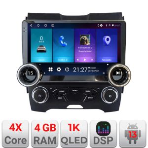 Navigáció Ford Edge 2015-2021 középkategóriás Edotec 4+64 10.5 hüvelykes Incell 1K android Wifi 5Ghz gps internet