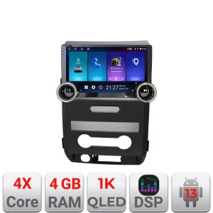 Navigáció Ford F150 2008-2014 Edotec 4+64 10.5 hüvelykes Incell 1K android Wifi 5Ghz gps internet