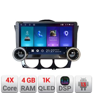 Navigáció Mazda RX8 2008-2011 Edotec 4+64 10.5 hüvelykes Incell 1K android Wifi 5Ghz gps internet