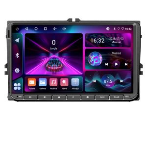 Navigatie VW Skoda Seat Edotec Incell 9 inch 1K  4+64 carplay android auto radio internet Wifi 5Ghz EDT-E205-RK