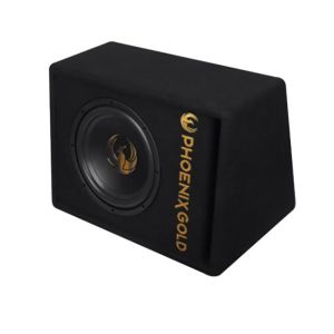 Subwoofer activ Phoenix Gold, difuzor 8", 125 W RMS, 500 W Max, kit de cabluri incluse
