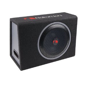 Nakamichi aktív autós mélynyomó, 10"-es hangszóró, 300 W rms, 2000 W max