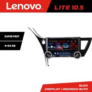 Navigáció Toyota Corolla 2017- Kit-corolla17 Lenovo 8 magos 4+64 10.5 hüvelykes Incell 1K android Wifi 5Ghz gps internet