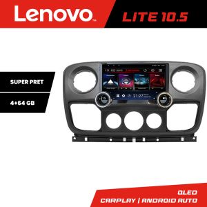 Navigáció Opel Movano, Renault Master 2010-2021 Lenovo 8 magos 4+64 10.5 hüvelykes Incell 1K android Wifi 5Ghz gps internet v1