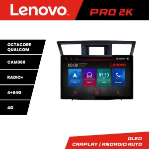 Navigáció Toyota Highlander 2007-2013 Lenovo PRO 4+64 13 hüvelykes 2K android 4G DSP gps internet