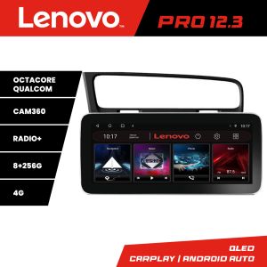 Navigatie VW Golf 7 K-491 Lenovo PRO 8+256 12.3 inch qled android 4G DSP gps internet  8Core