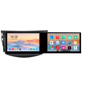 Toyota RAV4 navigáció Kit-018 Edotec 2 képernyő 8 magos 4+128 21,6 hüvelykes Incell android Wifi 5Ghz gps internet