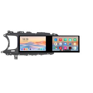 Navigáció Mitsubishi ASX 2017-2021 Edotec faceliftes modell 2 képernyő 8 magos 4+128 21.6 hüvelykes Incell android Wifi 5Ghz gps internet Kit-091-v2