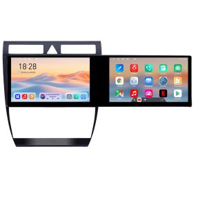 Audi A6 navigáció Kit-102 Edotec 2 képernyő 8 magos 4+128 21.6 hüvelykes Incell android Wifi 5Ghz gps internet