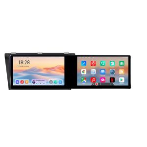 Navigáció Mazda 3 2004-2009 Kit-161 Edotec 2 képernyő 8 magos 4+128 21.6 hüvelykes Incell android Wifi 5Ghz gps internet