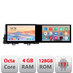 Navigáció Kia Picanto 2016- Kit-2217 Edotec 2 képernyő 8 magos 4+128 21.6 hüvelykes Incell Android Wifi 5Ghz GPS internet Cor