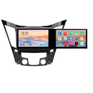 Navigáció Hyundai Sonata 2011-2015 Kit-259 Edotec 2 képernyő 8 magos 4+128 21.6 hüvelykes Incell android Wifi 5Ghz gps internet