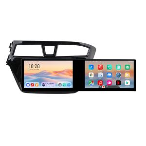 Navigáció Hyundai i20 2015-2018 Edotec 2 képernyő 8 magos 4+128 21.6 hüvelykes Incell android Wifi 5Ghz gps internet Kit-517