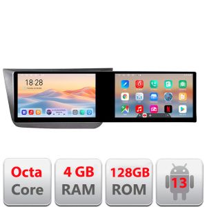 Navigáció Seat Altea 2005-2014 Edotec 2 képernyő 8 magos 4+128 21.6 hüvelykes Incell android Wifi 5Ghz gps internet Kit-altea